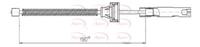 APEC Brake Cable CAB1683