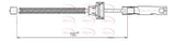 APEC Brake Cable CAB1683