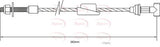 APEC Brake Cable CAB1134
