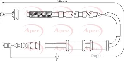 APEC Brake Cable CAB1008