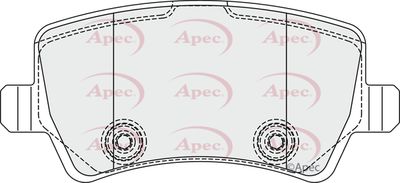 APEC Rear Brake Pads PAD1857