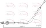APEC Brake Cable CAB1193