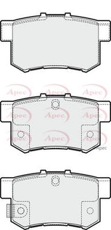 APEC Rear Brake Pads PAD1828