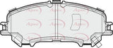 APEC Front Brake Pads PAD2032