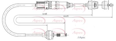 APEC Clutch Cable CAB5030