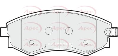 APEC Front Brake Pads PAD1504