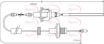 APEC Clutch Cable CAB5006