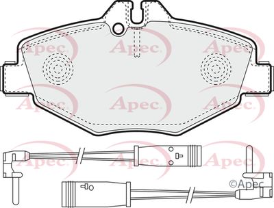 APEC Front Brake Pads PAD1316
