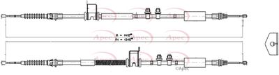APEC Brake Cable CAB1669