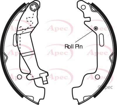 APEC Brake Shoes SHU633