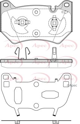 APEC Front Brake Pads PAD2311