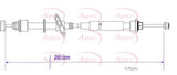 APEC Brake Cable CAB1156