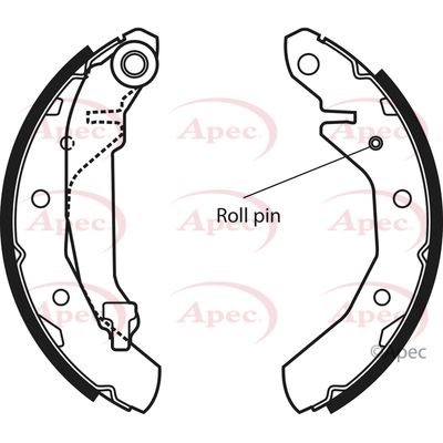 APEC Brake Shoes SHU577