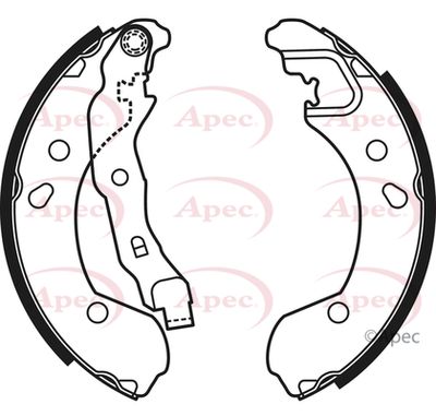 APEC Brake Shoes SHU653