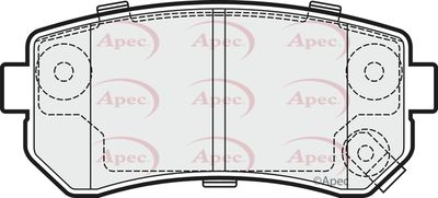 APEC Rear Brake Pads PAD1487