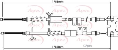 APEC Brake Cable CAB1200