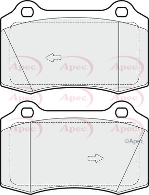 APEC Front Brake Pads PAD1704