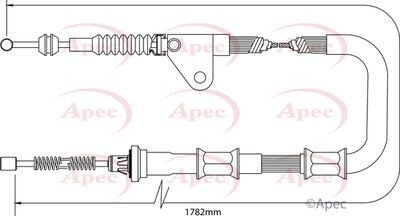 APEC Brake Cable CAB1415