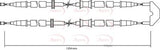 APEC Brake Cable CAB1498