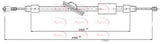 APEC Brake Cable CAB1375