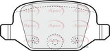 APEC Rear Brake Pads PAD1130