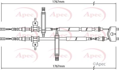 APEC Brake Cable CAB1144