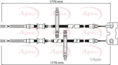 APEC Brake Cable CAB1141