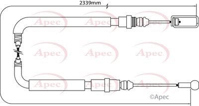 APEC Brake Cable CAB1056