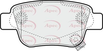 APEC Rear Brake Pads PAD1334