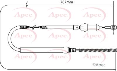 APEC Brake Cable CAB1262