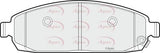 APEC Front Brake Pads PAD1465