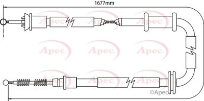 APEC Brake Cable CAB1065
