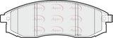 APEC Front Brake Pads PAD1228
