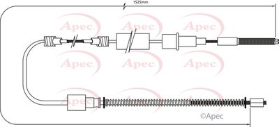 APEC Brake Cable CAB1405