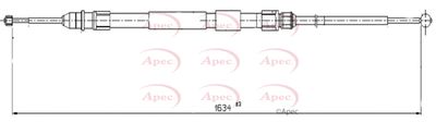 APEC Brake Cable CAB1579