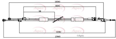 APEC Gear Control Cable CAB7033
