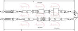 APEC Brake Cable CAB1476