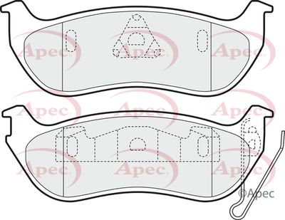 APEC Rear Brake Pads PAD1601