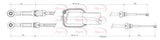 APEC Gear Control Cable CAB7019