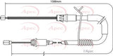 APEC Brake Cable CAB1187
