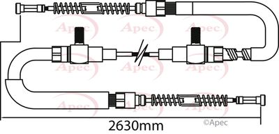APEC Brake Cable CAB1271