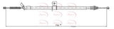 APEC Brake Cable CAB1668