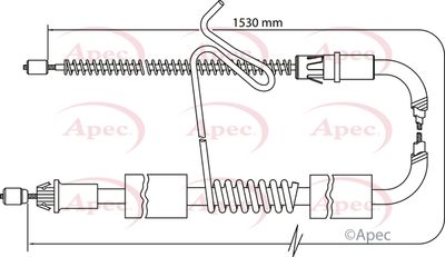 APEC Brake Cable CAB1177