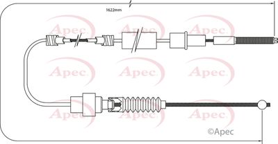 APEC Brake Cable CAB1406
