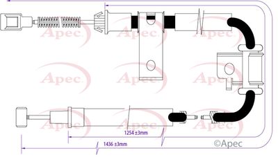 APEC Brake Cable CAB1447