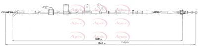 APEC Brake Cable Rear/Right CAB1785
