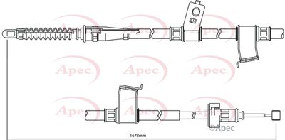 APEC Brake Cable CAB1079