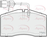 APEC Front Brake Pads PAD1296