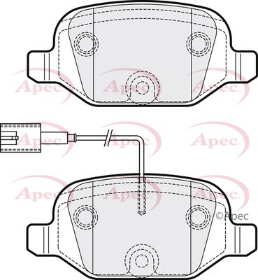 APEC Rear Brake Pads PAD1819