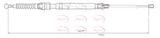 APEC Brake Cable CAB1594
